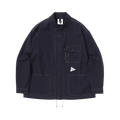 And Wander 55 Dry Rip Shirt Jacket "Navy"