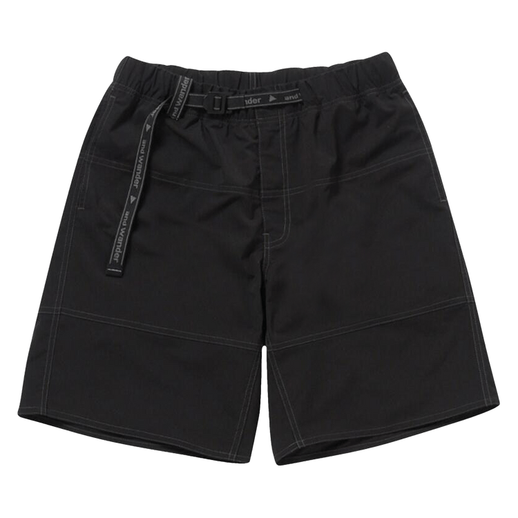 And Wander 42 Wave Shorts "Black"