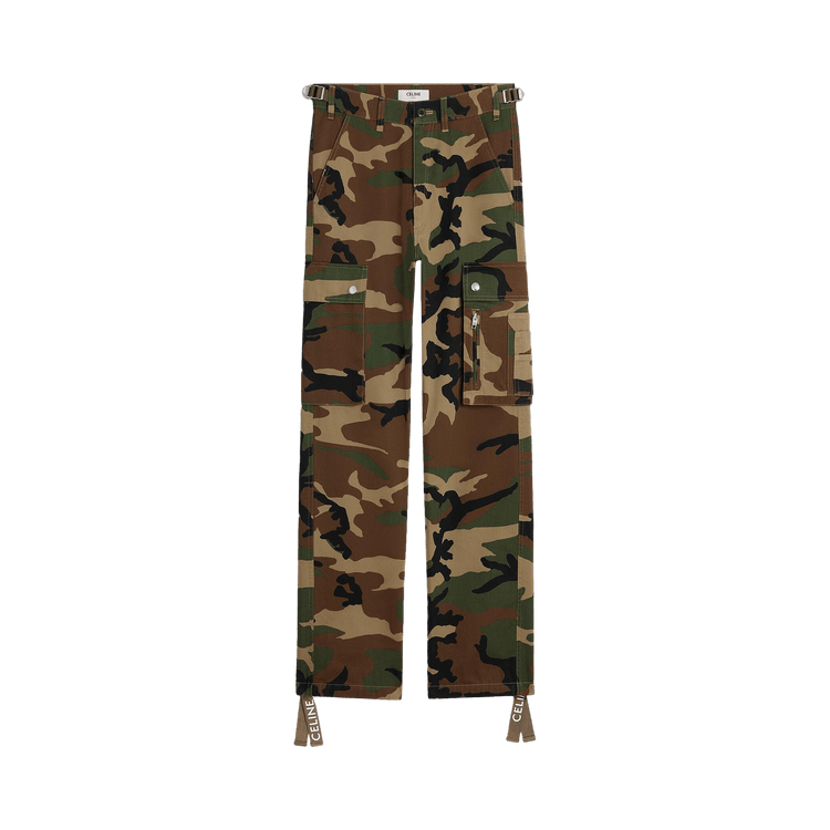 CELINE Pantalon Cargo "Camouflage"