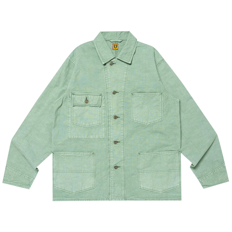 Human Made Garment Dyed Coverall Jacket "Green"