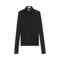 Saint Laurent Crepe Shirt "Black"
