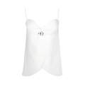 Courrèges Ellipse Twill Top "Heritage White"