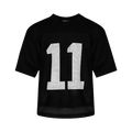 Lanvin Printed Baseball Tee "Black"