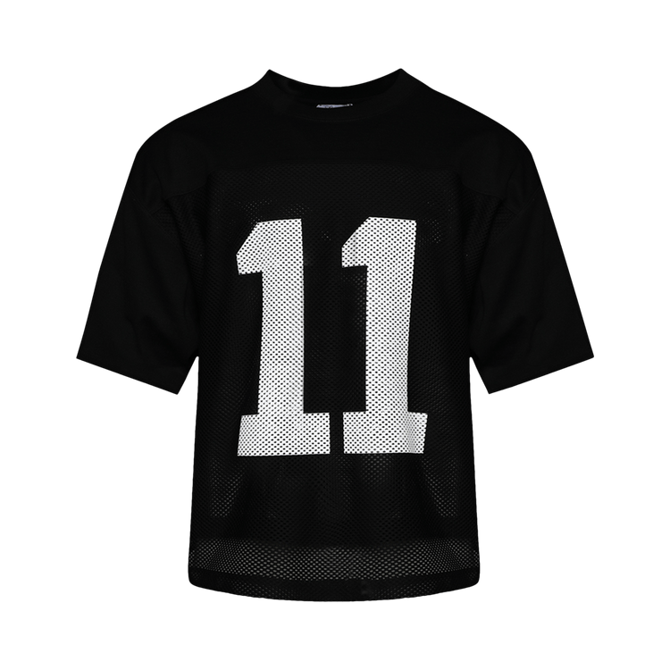 Lanvin Printed Baseball Tee "Black"