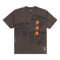 Cactus Jack by Travis Scott x Mitchell & Ness University Of Southern California Seal Tee "Brown"