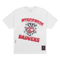 Cactus Jack by Travis Scott x Mitchell & Ness University Of Wisconsin Handdrawn Tee "White"
