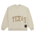 Cactus Jack by Travis Scott x Mitchell & Ness University Of Texas Crewneck "Tan"