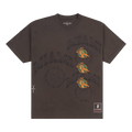 Cactus Jack by Travis Scott x Mitchell & Ness University Of Miami Seal Tee "Brown"