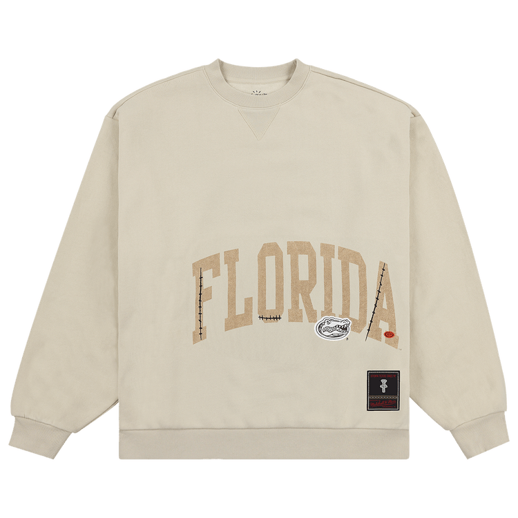 Cactus Jack by Travis Scott x Mitchell & Ness University Of Florida Crewneck "Tan"