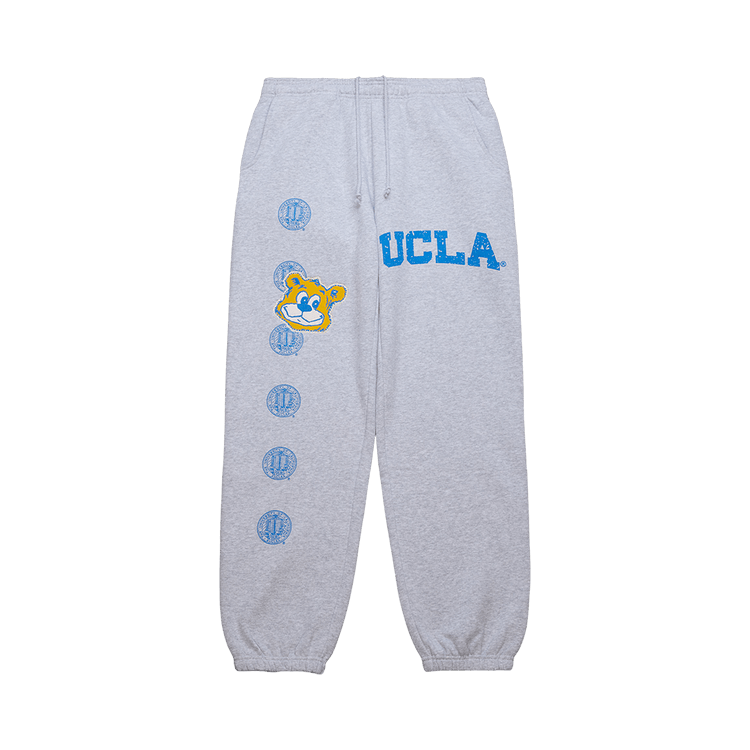 Cactus Jack by Travis Scott x Mitchell & Ness University Of California, Los Angeles Sweatpants "Grey Heather"