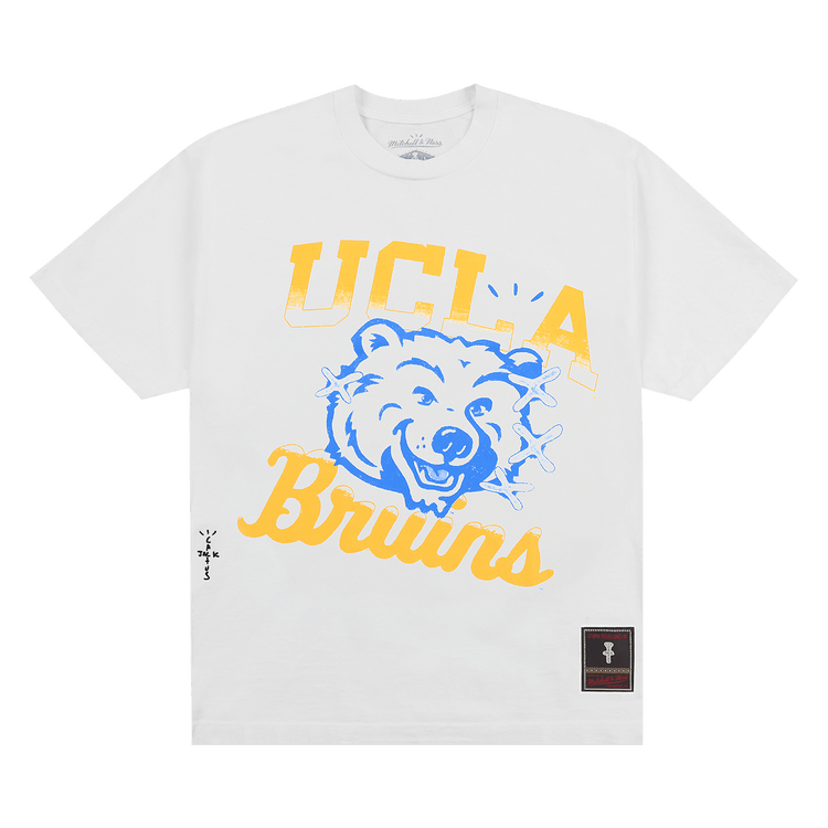 Cactus Jack by Travis Scott x Mitchell & Ness University Of California, Los Angeles Handdrawn Tee "White"