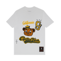 Cactus Jack by Travis Scott x Mitchell & Ness University Of California, Berkeley Handdrawn Tee "White"