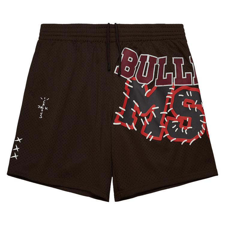 Cactus Jack by Travis Scott x Mitchell & Ness Mississippi State University Shorts "Brown"