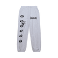 Cactus Jack by Travis Scott x Mitchell & Ness Grambling State University Sweatpants "Grey Heather"