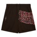 Cactus Jack by Travis Scott x Mitchell & Ness Florida State University Shorts "Brown"