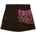 Cactus Jack by Travis Scott x Mitchell & Ness Clemson University Shorts "Brown"