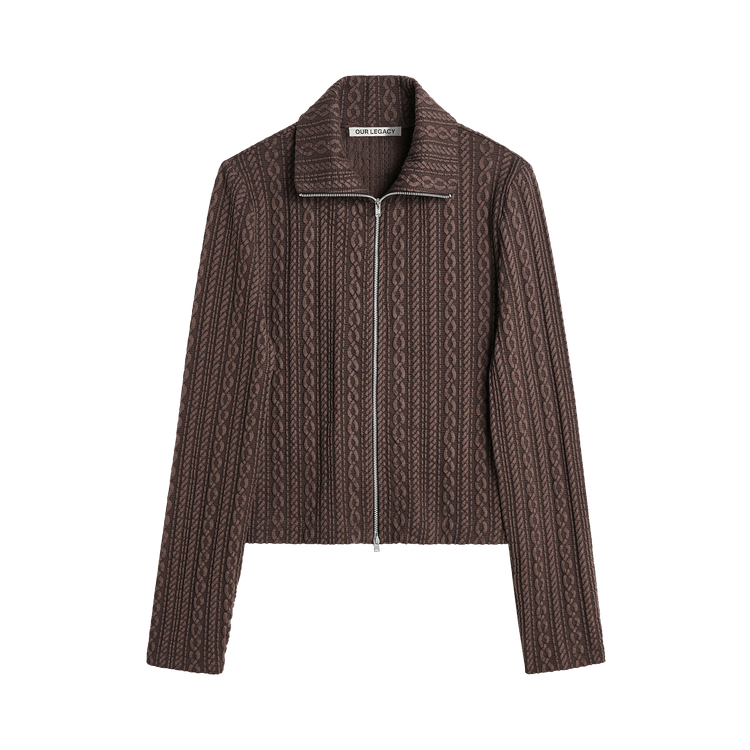 Our Legacy Slim Zip Long-Sleeve "Indulgent Choco"