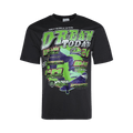 BLUEMARBLE Moto Print T-Shirt "Black"