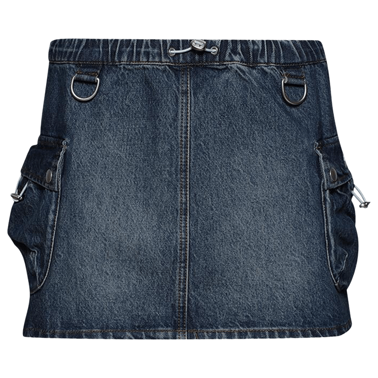 Coperni Denim Cargo Skirt "Blue Blue"
