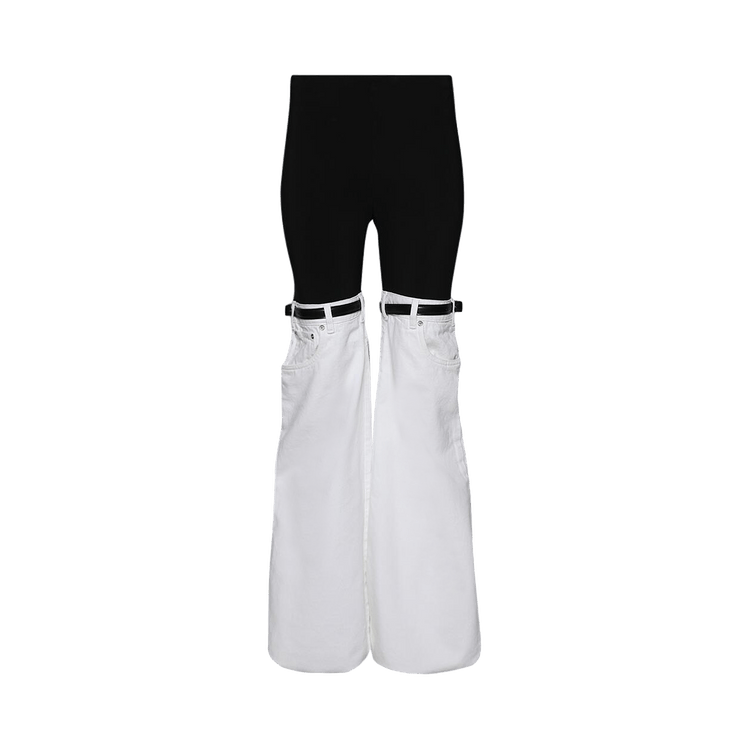 Coperni Hybrid Denim Trousers "Black/White"