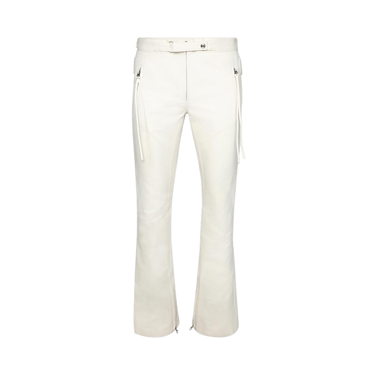 Courrèges Racer Cotton Padded Pants "Cream"