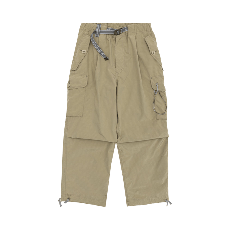 And Wander Oversized Cargo Pants "Light Beige"