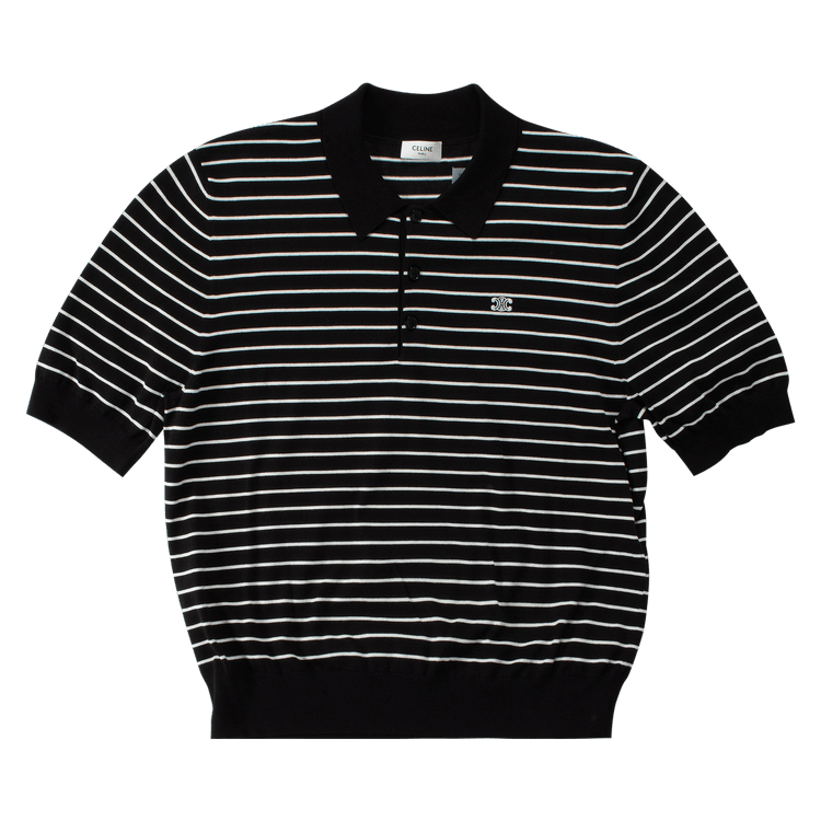 CELINE Polo "Black/Ecru"