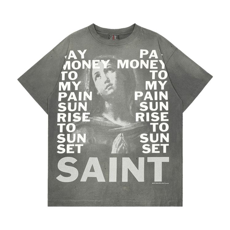 SAINT Mxxxxxx Stay Real Short-Sleeve Tee "Black"