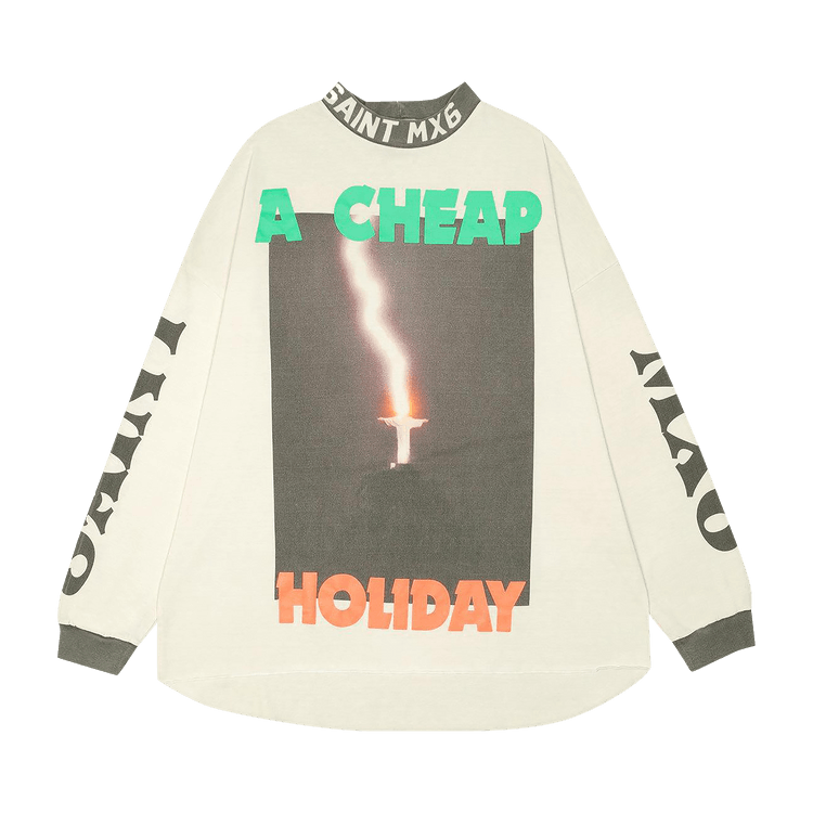 SAINT Mxxxxxx A Cheap HLDY Long-Sleeve Tee "White"