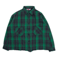 SAINT Mxxxxxx Check Long-Sleeve Shirt "Green/Black"