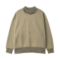Palm Angels Logo Crewneck Sweatshirt "Military Green"