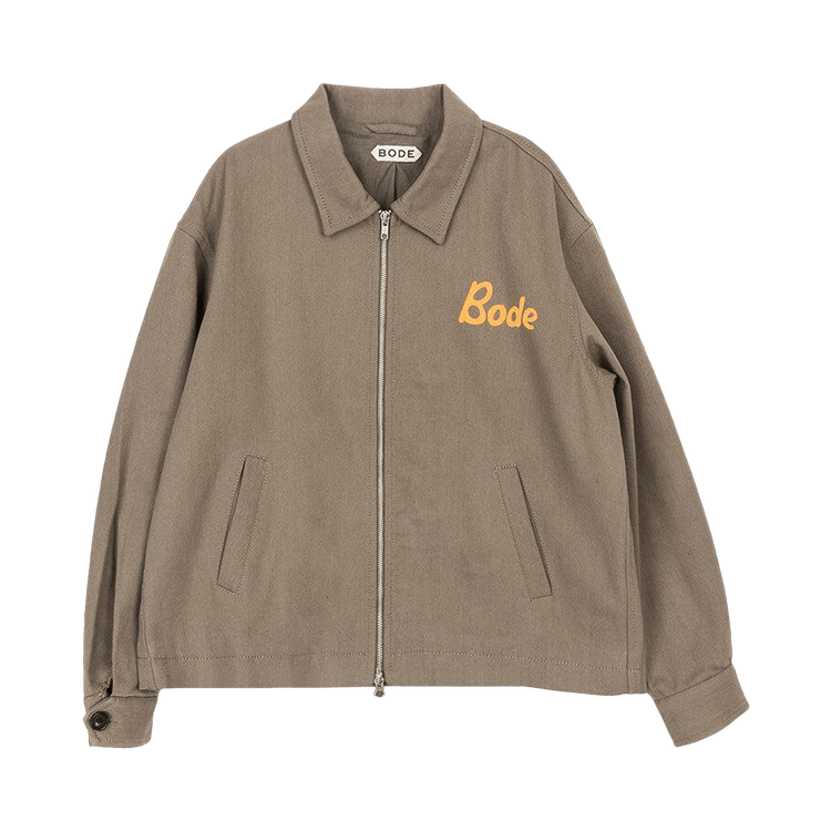 Bode Low Lying Summer Club Jacket "Grey"
