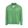 Bode Voile Long-Sleeve Shirt "Green"