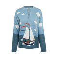 Bode Pinafore Sweater "Blue"