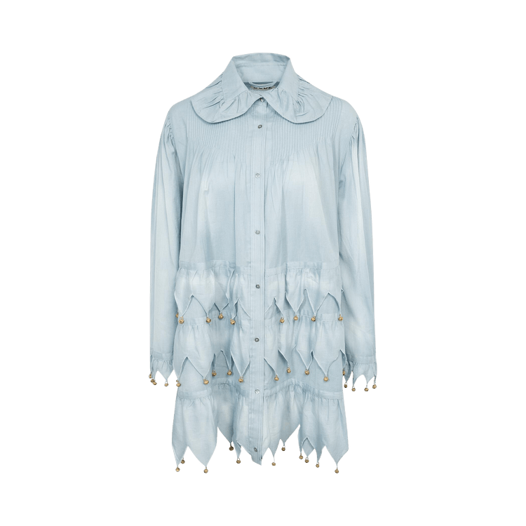 Bode Carillon Petaluma Dress "Blue"
