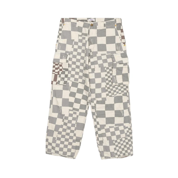 ERL Woven Printed Cargo Pants "Checker"