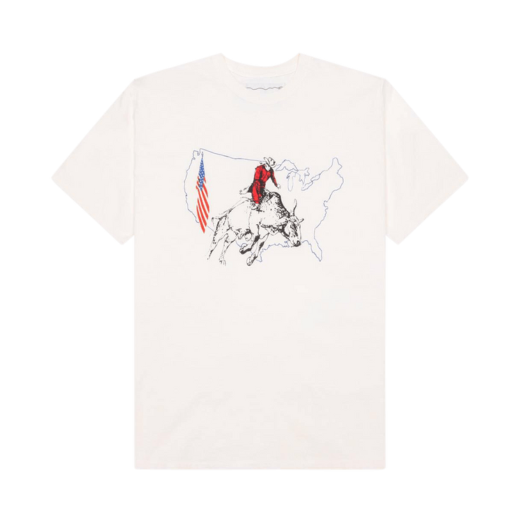 One Of These Days Bullrider USA Tee "Bone"