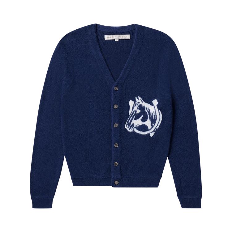 One Of These Days Collegiate Cardigan "Navy"