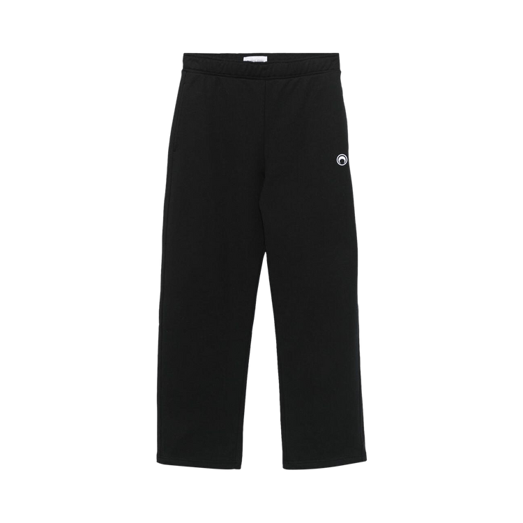 Marine Serre Moon Logo Fleece Sweatpants "Black"