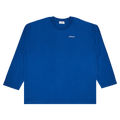 Off-White Vanish Arrow Wide Long-Sleeve Tee "True Blue/Chalk"