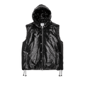 Courrèges AC Vinyl Sleeveless Puffer Jacket "Black"