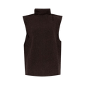 Marni Ribbed Felted Wool Turtleneck "Chestnut"