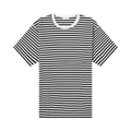 nanamica COOLMAX Stripe Jersey Tee "Black/White"