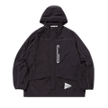 Gramicci x And Wander Patchwork Wind Hoodie "Black"