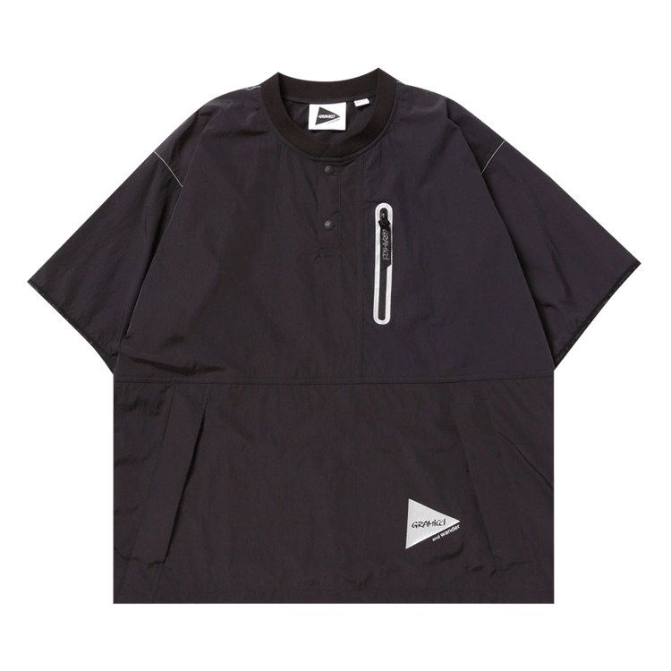 Gramicci x And Wander Patchwork Wind Tee "Black"