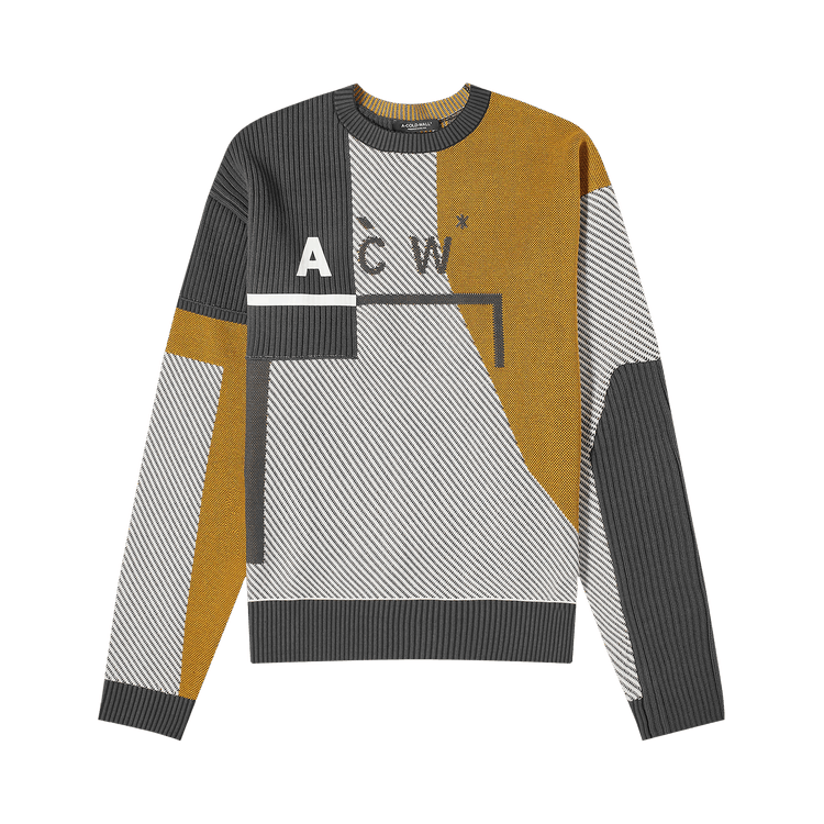 A-Cold-Wall* Geometric Knit Crewneck "Bone"