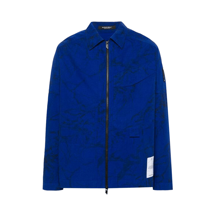 A-Cold-Wall* Overdye Zip Overshirt "Volt/Blue"