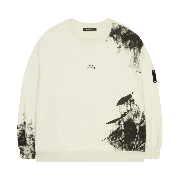 A-Cold-Wall* Brushstroke Crewneck "Bone"