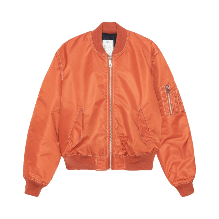 Stussy Built Reversible Bomber Jacket "Brick"