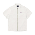 thisisneverthat Washed Denim Zip Short-Sleeve Shirt "Off White"